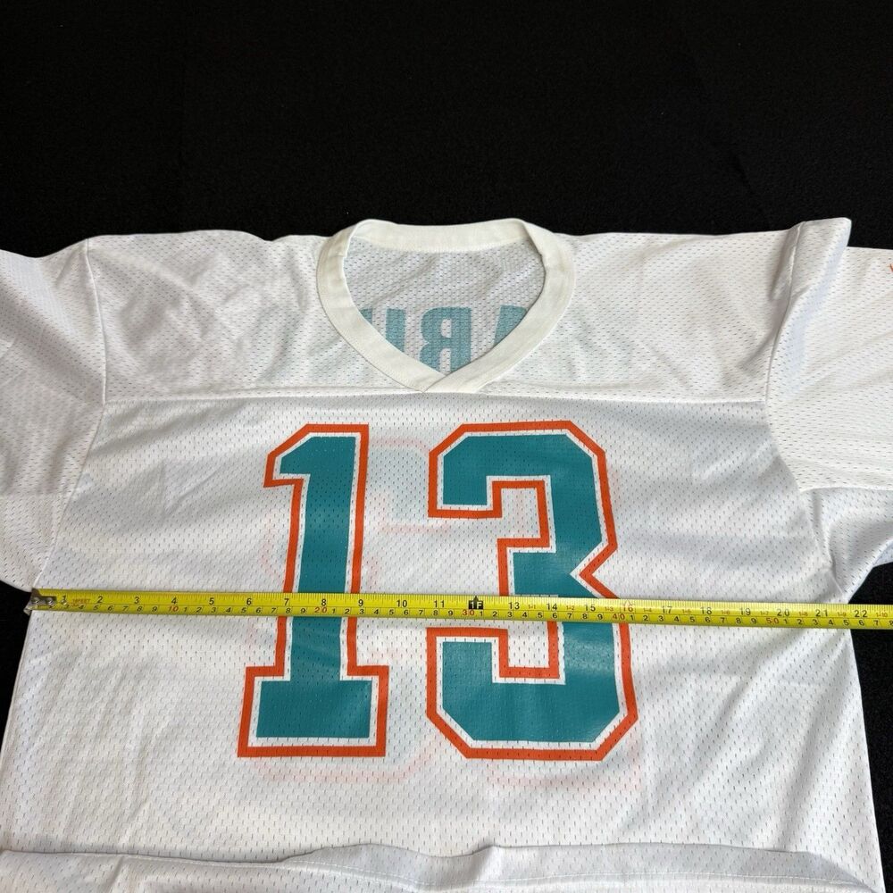 Vintage 90s Champion Dan Marino #13 Miami Dolphins Jersey Size 44 USA White - Picture 10 of 11